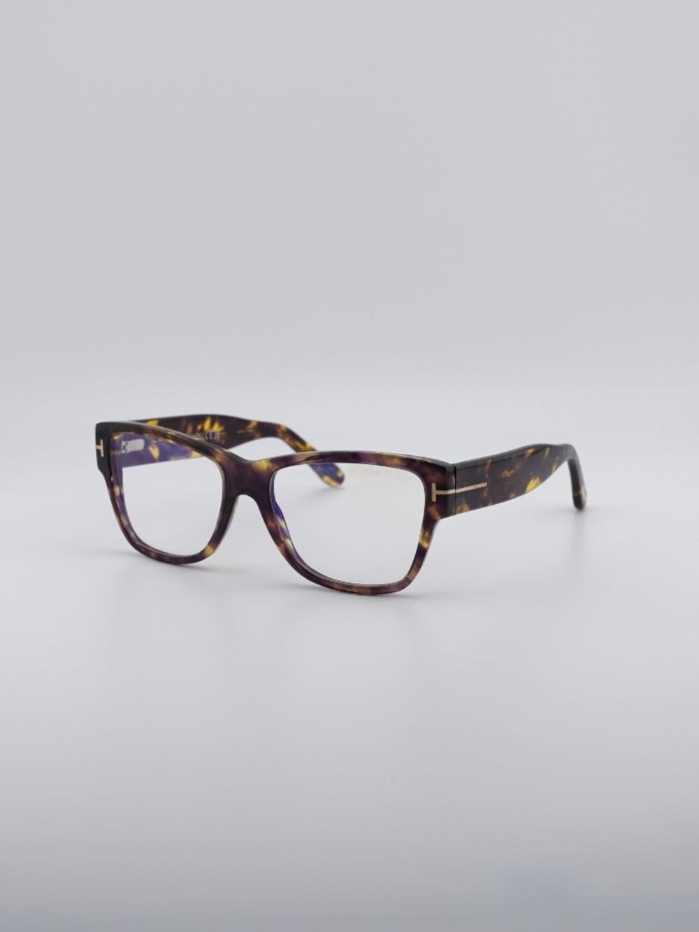 Tom Ford FT5878-B 055 Eyeglasses Havana 55mm Butterfly Frame